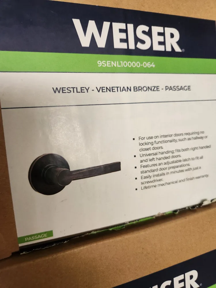 Weiser Westley Passage Lever - Venetian Bronze thumbnail