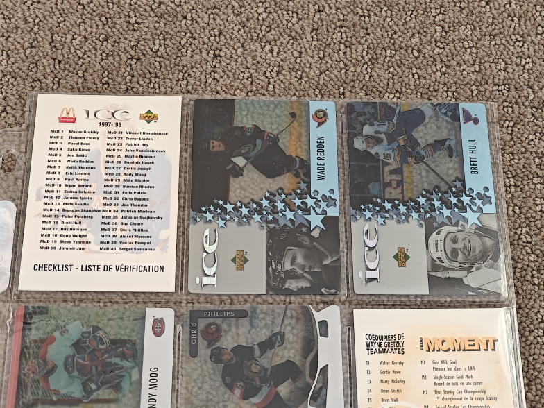 1997-98 & 1998-99 McDonalds Ice Hockey Trading Card - 7 Cards - photo 2