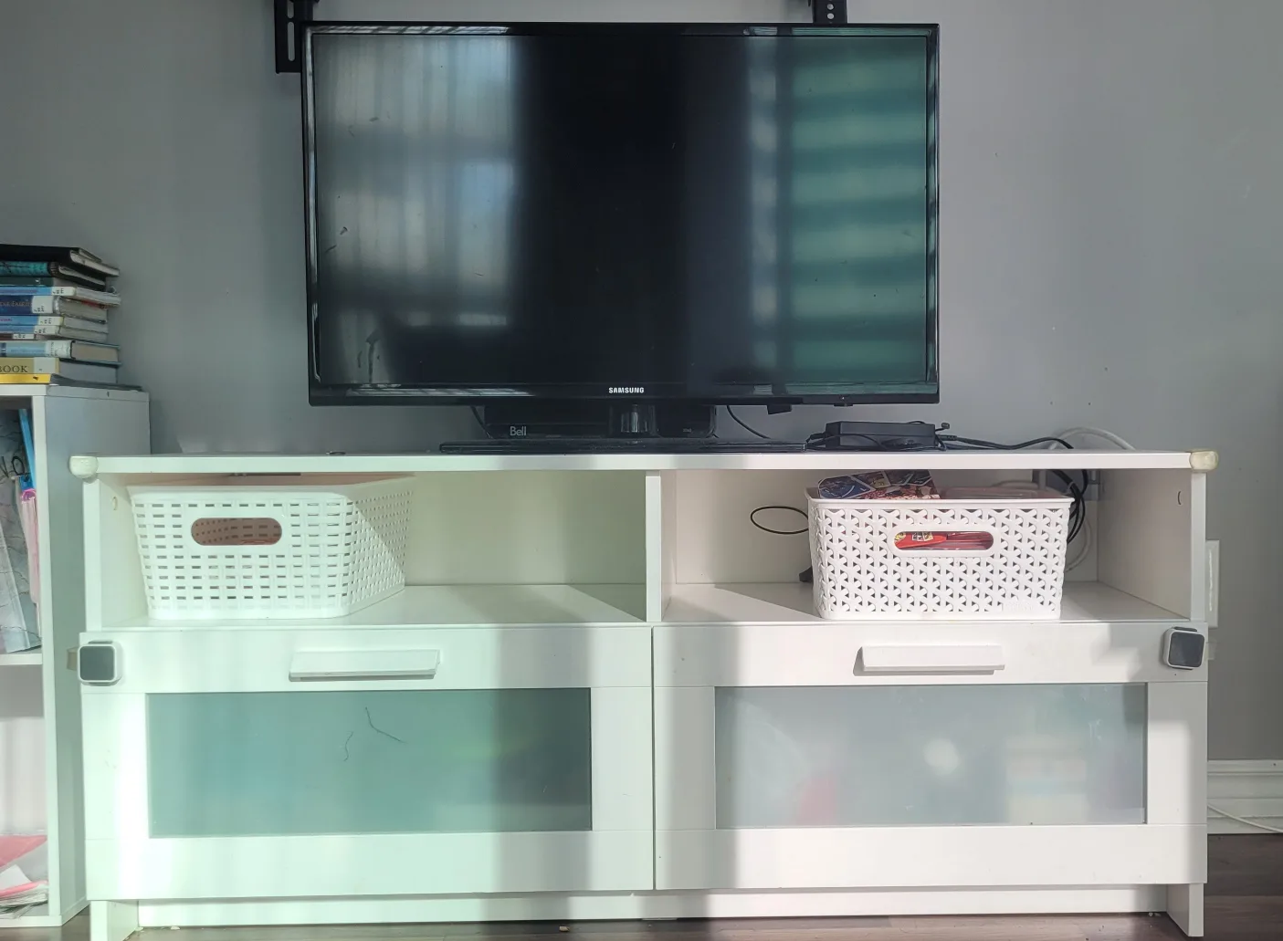 Ikea BRIMNES-TV unit with storage thumbnail