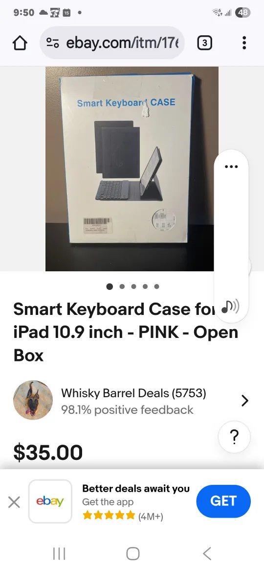 Smart Keyboard Case for iPad 10.9 inch image indicator(2)