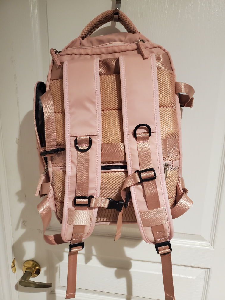 Pink Backpack for travel and work - photo 2