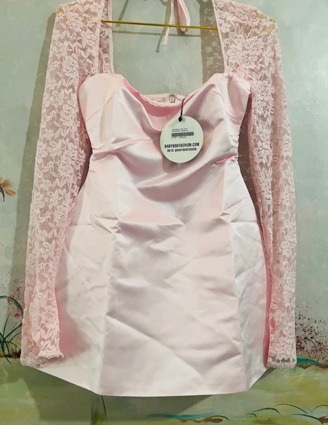 Babyboo SADIE MINI DRESS - BLUSH-Size XS image indicator(3)