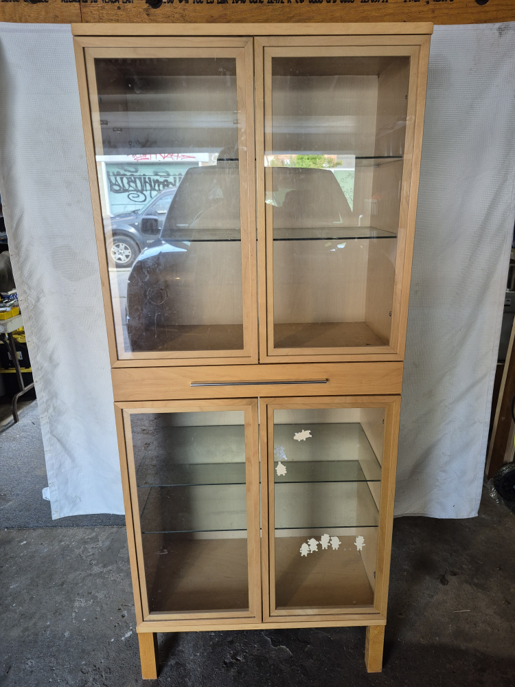 Display Cabinet with Glass Doors