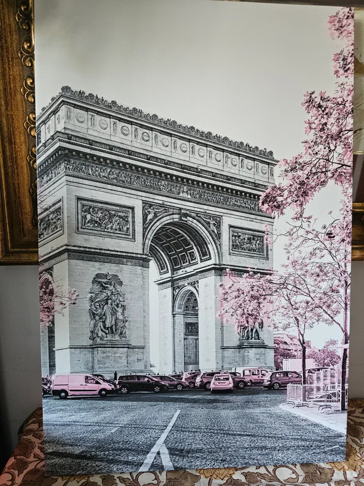 Set of 3 Paris Cityscape Canvas Prints image indicator(4)