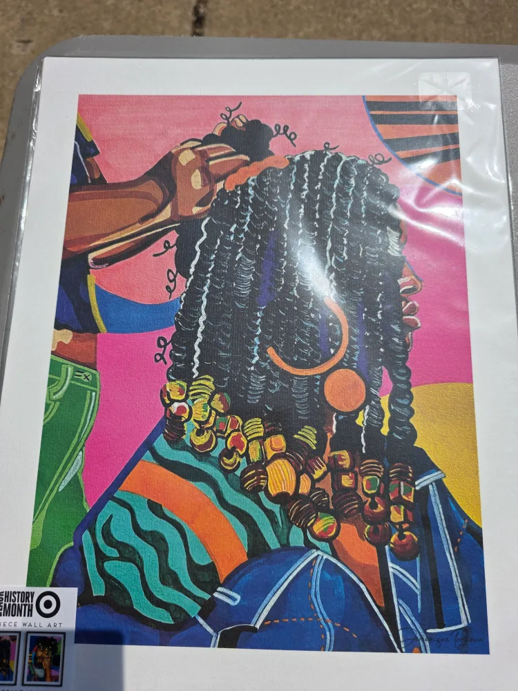 Black history month 2 piece wall art print thumbnail