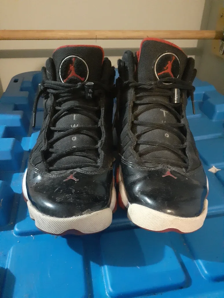 Jordan 6 Rings Black/Red, US 10 image indicator(3)