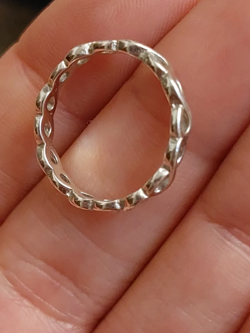 Silver Infinity Knot Ring image indicator(2)
