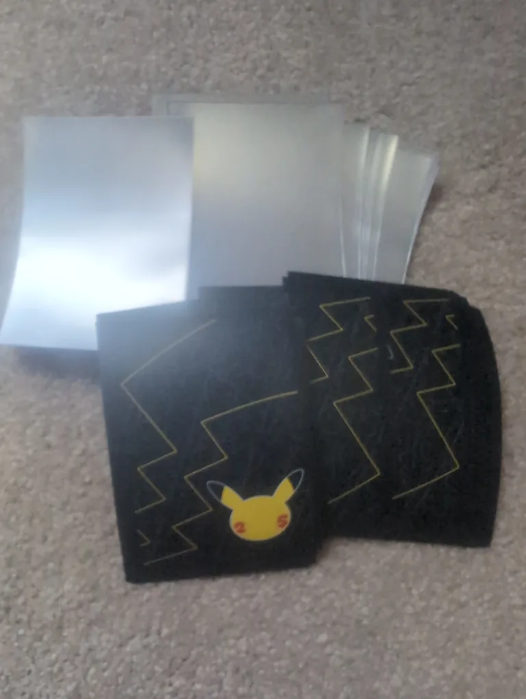 Pokemon TCG Card Sleeves - Pikachu 25th Anniversary thumbnail