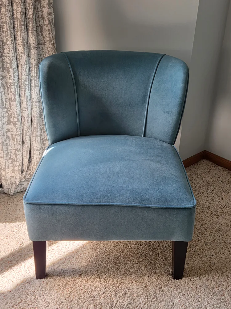 Blue Accent Chair - 23"x17"x31" thumbnail