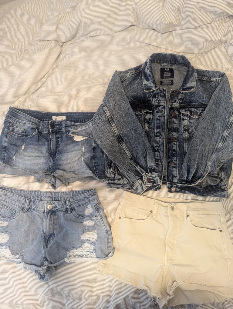 Take all $10! 3x shorts & 1x jean jacket thumbnail