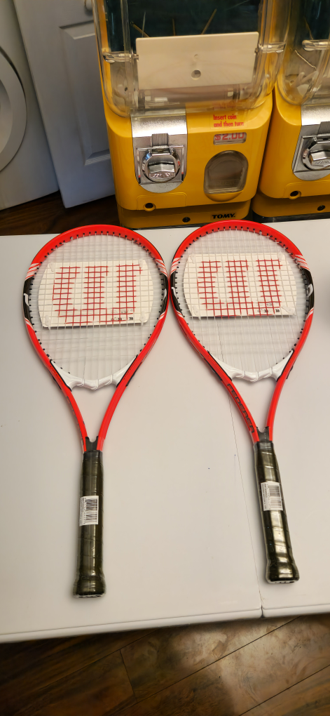 Wilson Federer Tennis Racquet- Pair - Factory New - photo 4