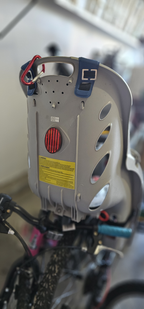 CCM Child Bike Seat - Grey & Blue - photo 3