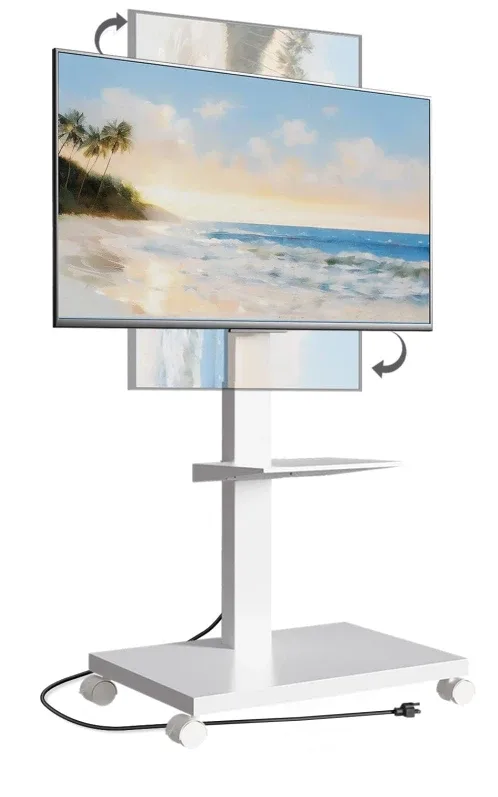 Rolling TV Stand with Mount thumbnail