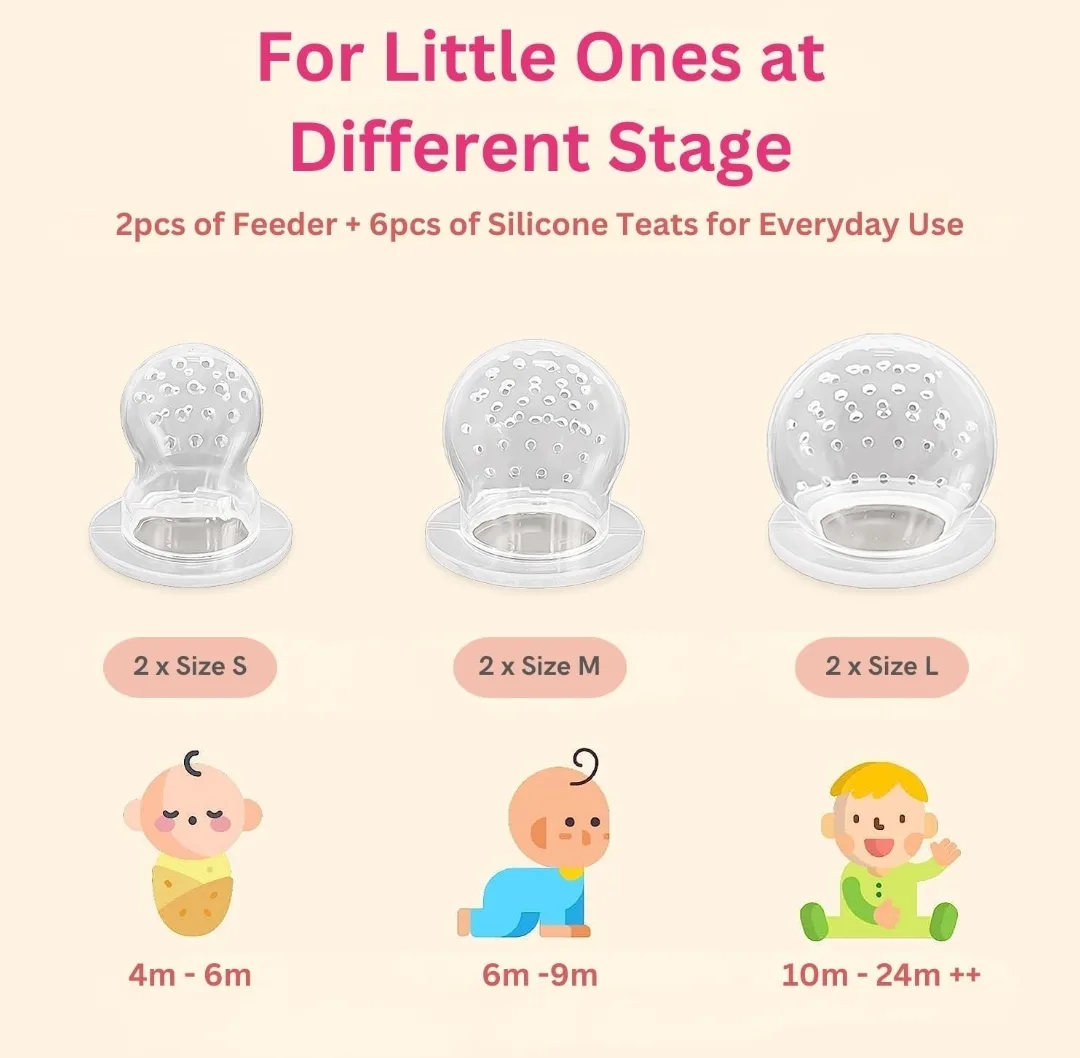 New NatureBond Baby Fruit Feeder Set 🇨🇦 🍁 image indicator(5)