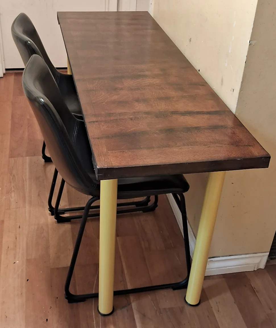 Table with 2 Chairs(free delivery) thumbnail