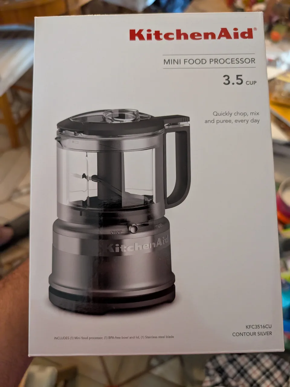 New In Box KitchenAid Mini Food Processor - 3.5 Cup thumbnail