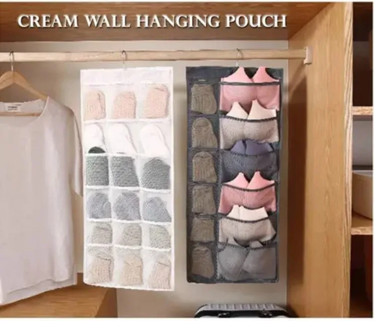 Grey Over the Door Hanging Organizer thumbnail