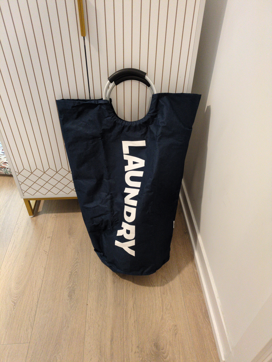 Navy Blue Laundry Bag free