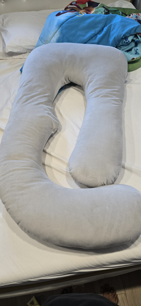 Grey Full Body Pregnancy Pillow