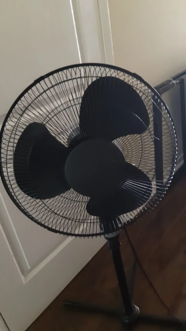 16" Stand Fan 3 settings adjustable height clean thumbnail