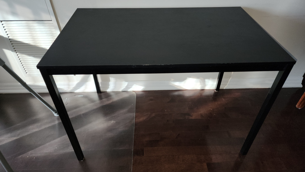 IKEA Sandsberg Black Table - 43 1/4x26 3/8" - photo 2