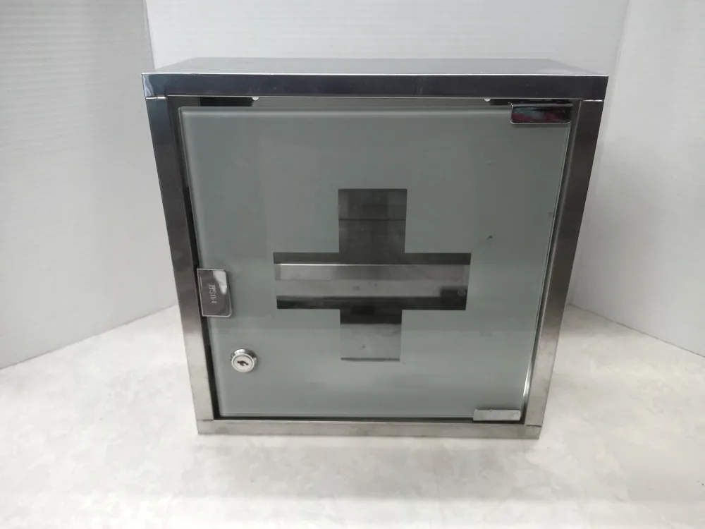 Stainless Steel First Aid Cabinet missing key - C5 thumbnail