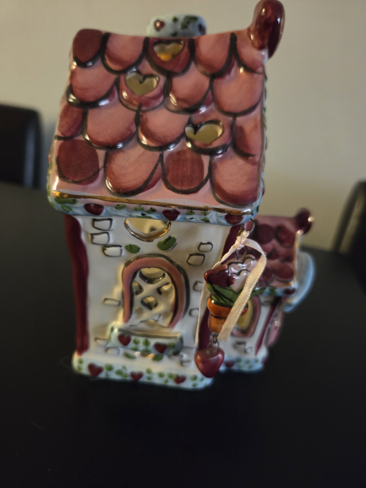 Blue Sky Little House of Love Tea Light Holder - photo 3