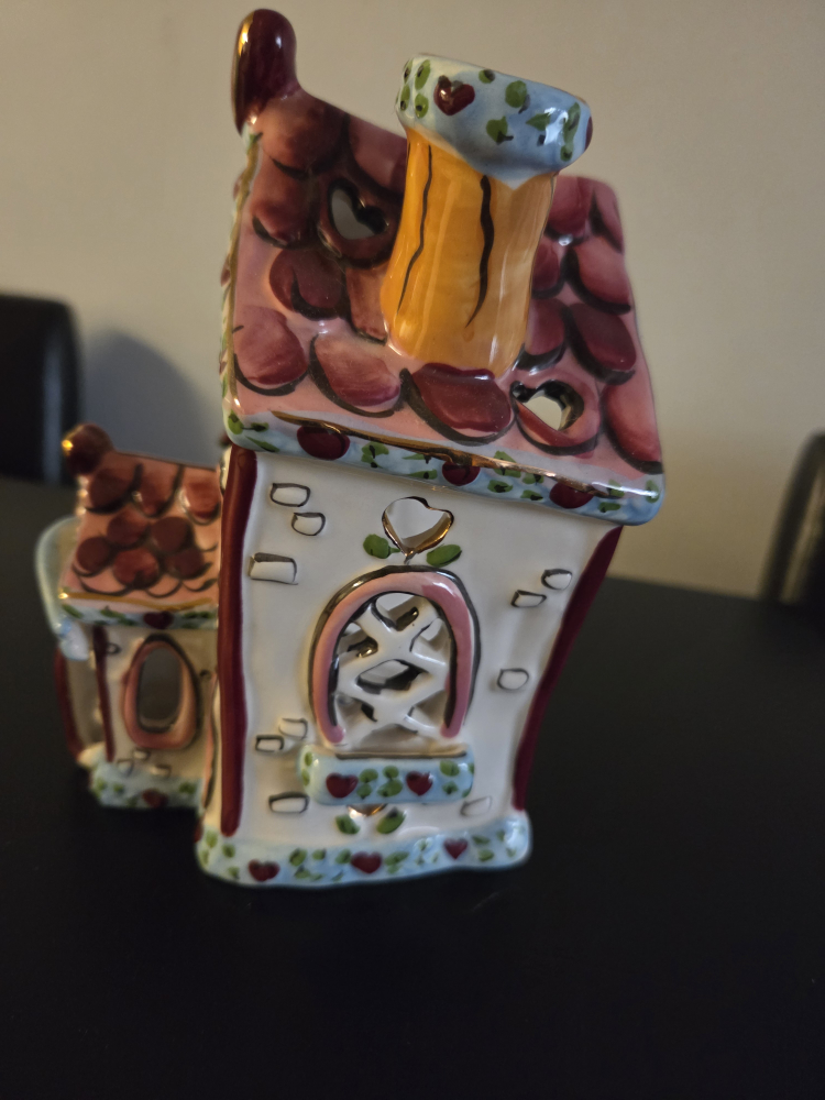 Blue Sky Little House of Love Tea Light Holder - photo 4