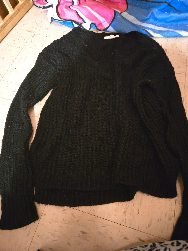 Garage Black Knit Sweater thumbnail