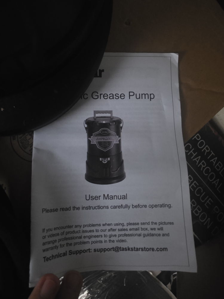 TaskStar Brushless Portable Electric Grease Pump GP001 - photo 2