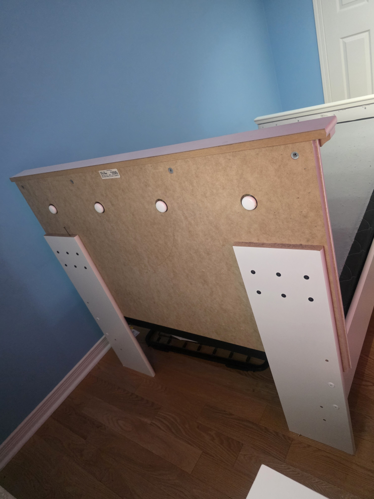 White Twin Bed Frame - photo 3