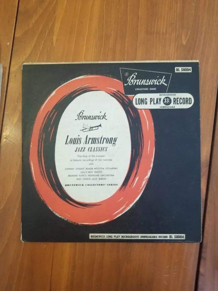 Brunswick Louis Armstrong Jazz Classics Vinyl Record thumbnail