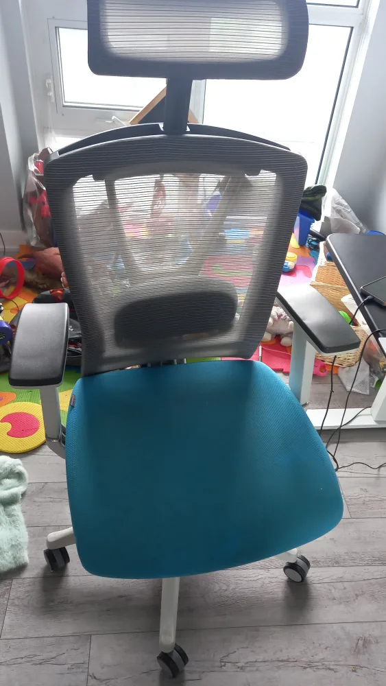 Blue Office Chair with Mesh Back brand autonomous thumbnail