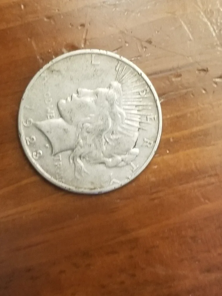 Vintage 1923 Silver Peace Dollar thumbnail
