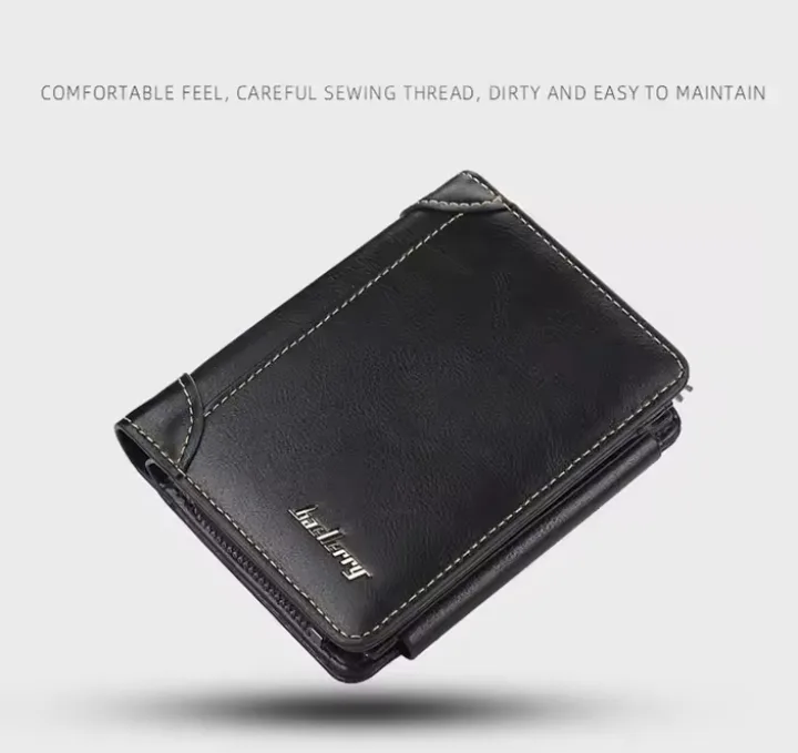 Baellerry Black Wallet! Leather image indicator(5)