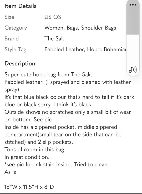 The Sak Black Leather Hobo Bag image indicator(9)