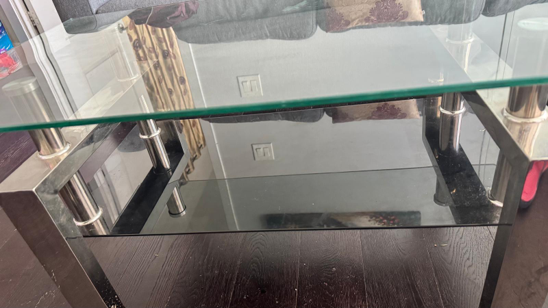 Glass Top Coffee Table