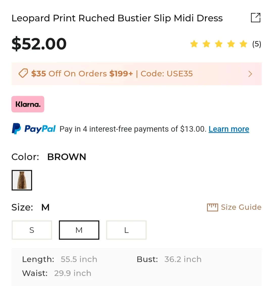 Leopard Print Spaghetti Strap Dress image indicator(6)