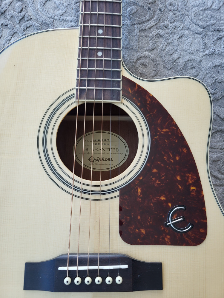 Epiphone AJ-220SCE Acoustic-Electric Guitar - photo 2