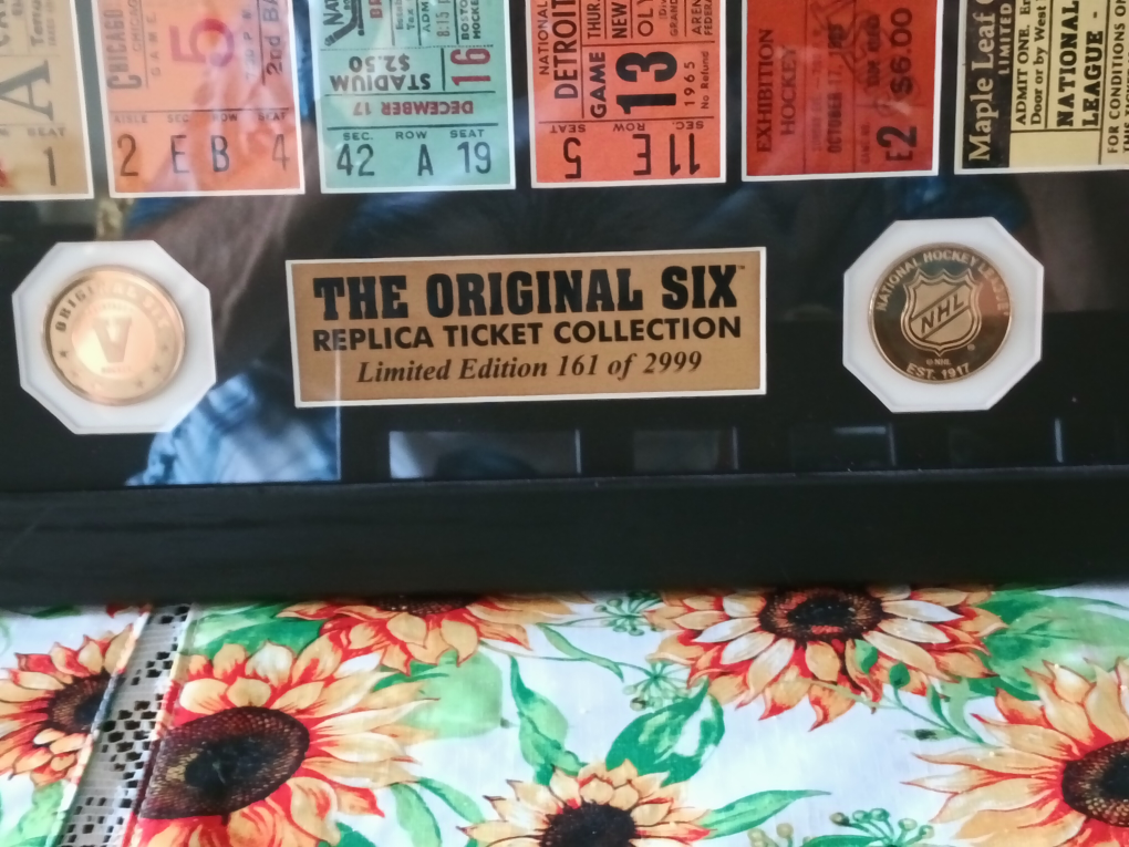 The Original Six Replica Ticket Collection - photo 5
