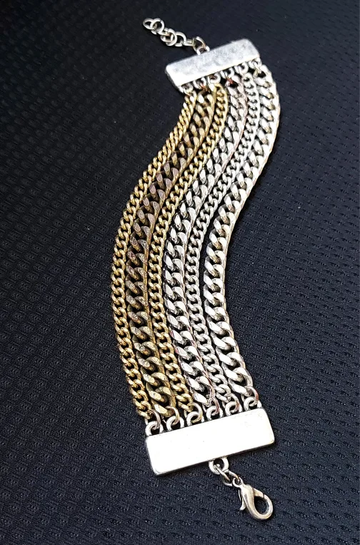Multi-Strand Chain Bracelet thumbnail