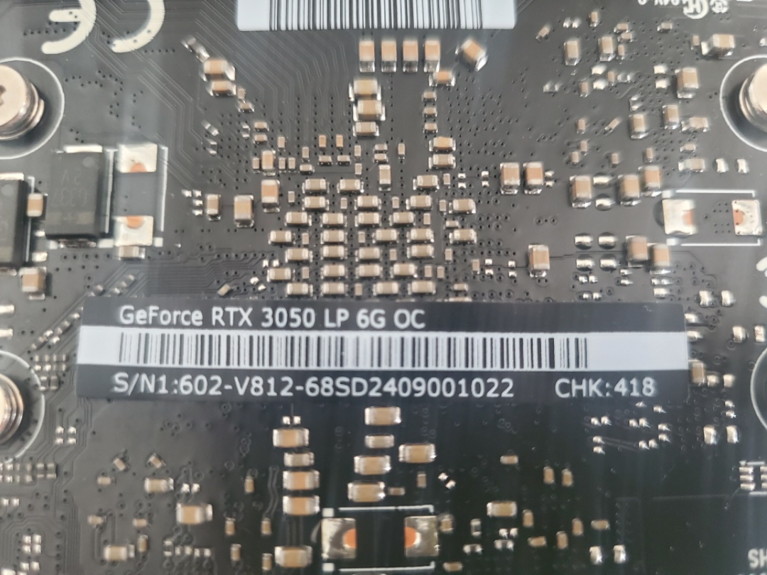 MSI GeForce RTX 3050 LP 6G OC - photo 4