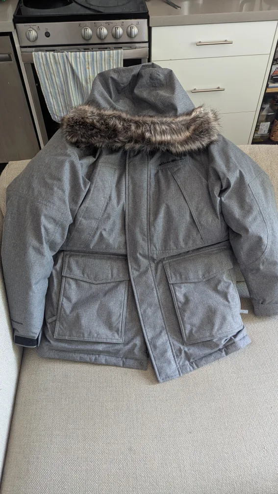 Eddie Bauer Men's Down Waterproof Parka Winter jacket thumbnail