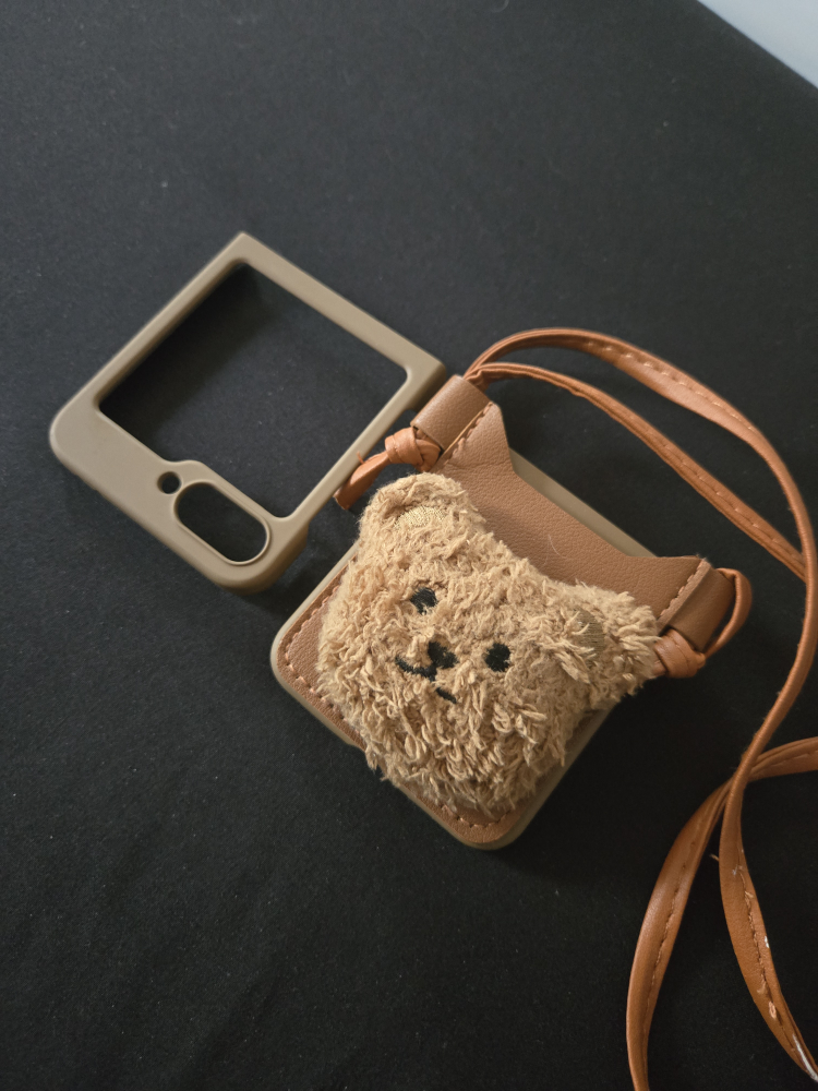 Samsung Galaxy Z Flip 6 Case with Teddy Bear
