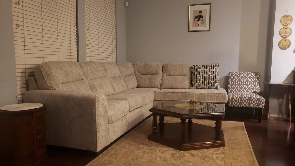 Sectional Sofa - Light Beige thumbnail