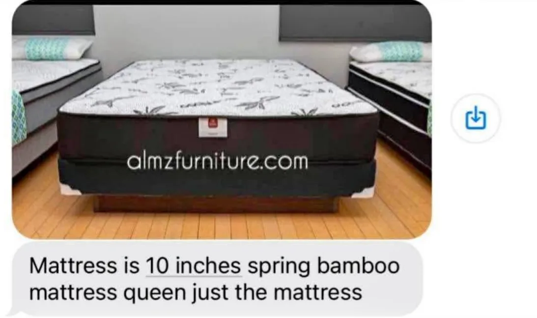 Queen Size 10-inch Spring Bamboo Mattress thumbnail