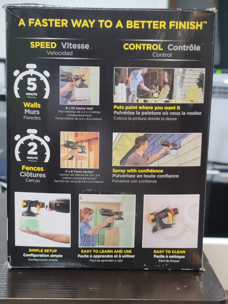 Wagner Flexio 2500 Handheld Paint Sprayer - Like New! image indicator(2)