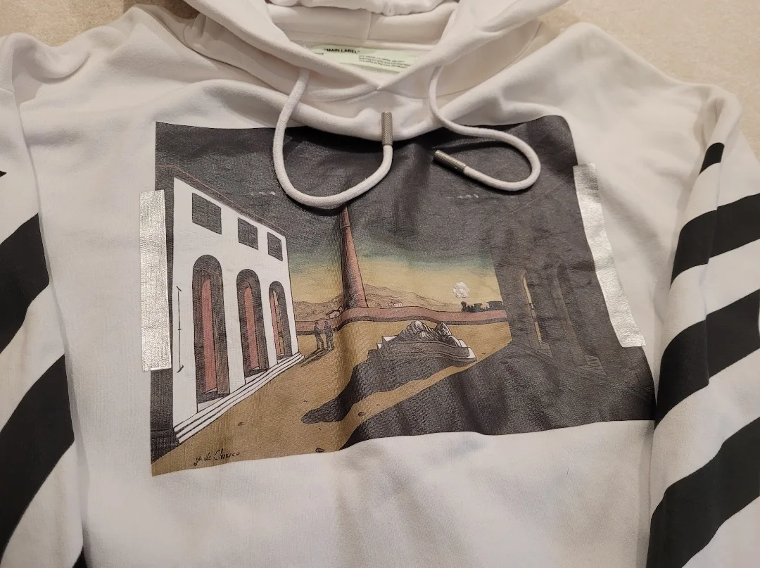 Off-White Diagonals Silver Chirico Hoodie small image indicator(4)
