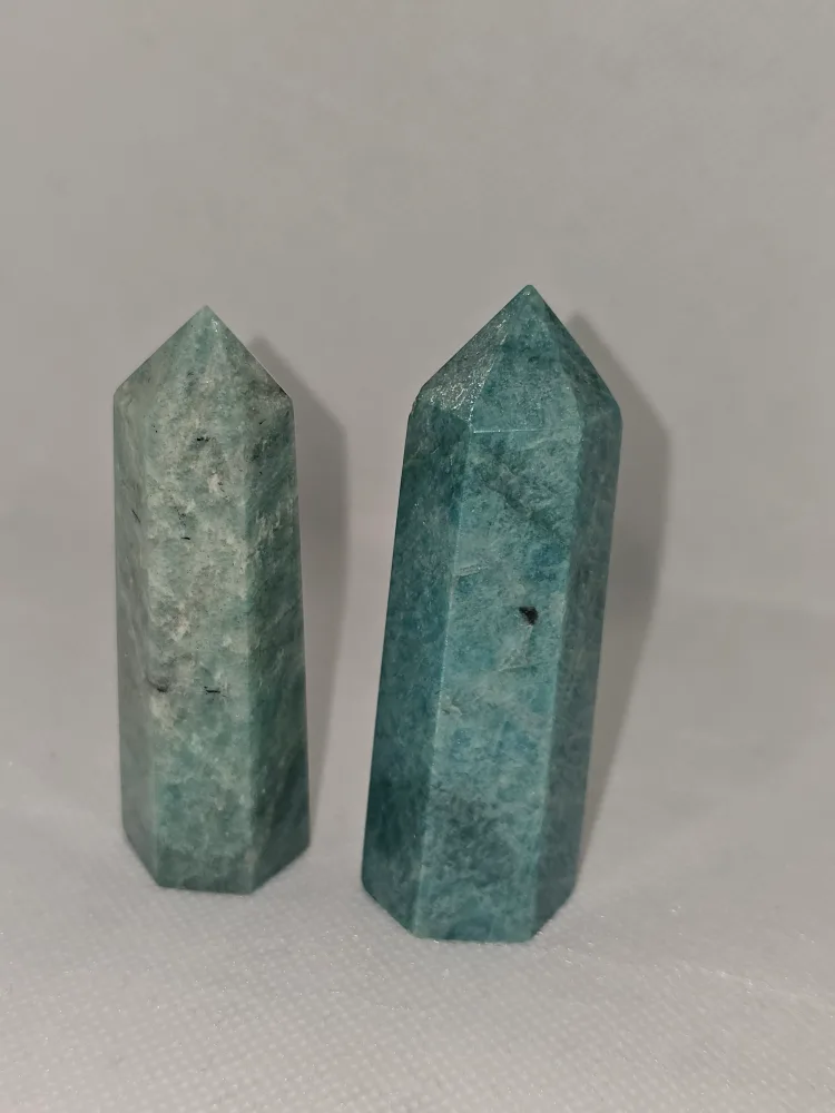 Two Amazonite Crystal Points thumbnail
