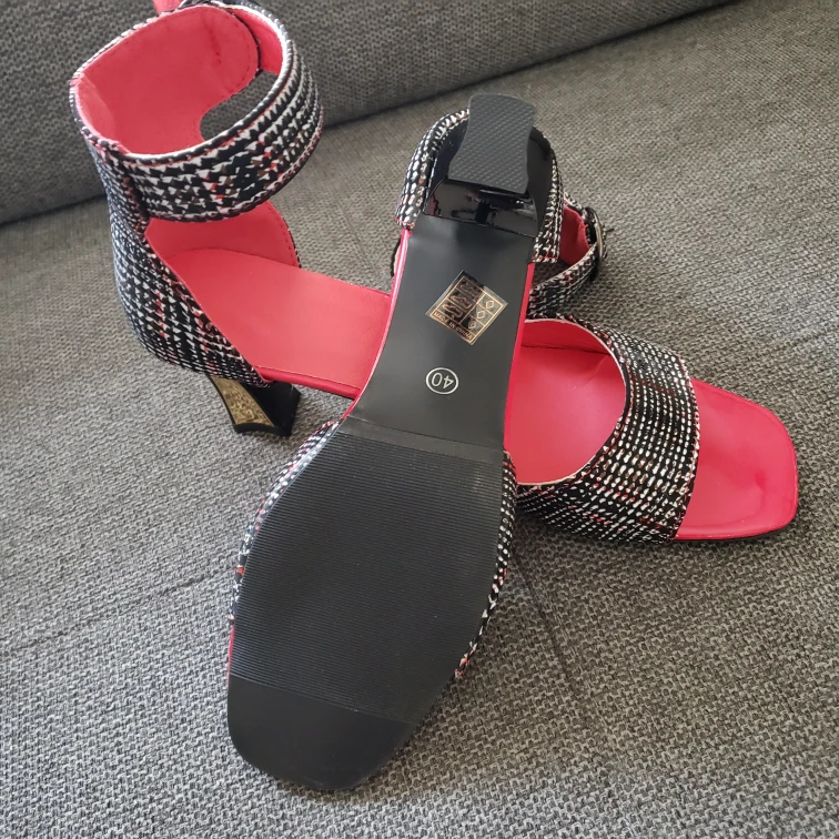Women's Ankle Strap Heels - Size 40 - photo 3